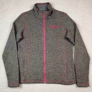 KUIU Base Camp Women's Gray Full-Zip Fleece Jacket with Accents